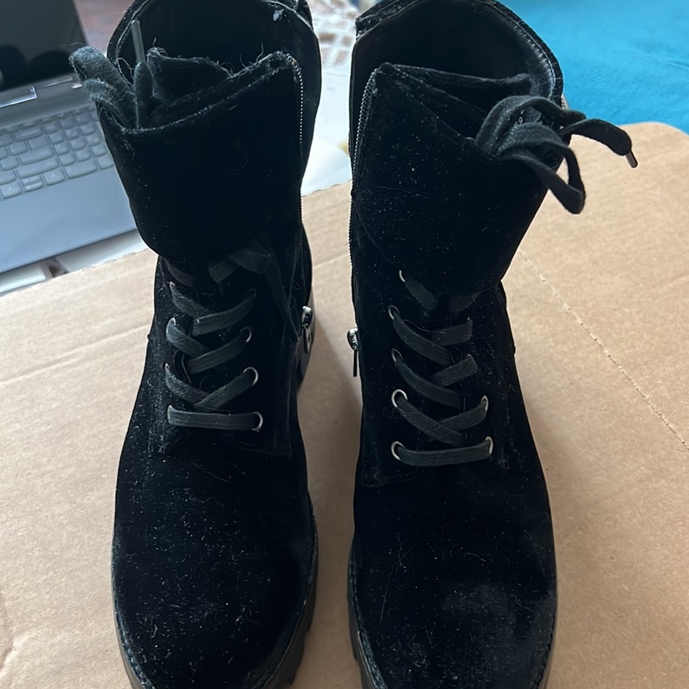 Coach velvet boots